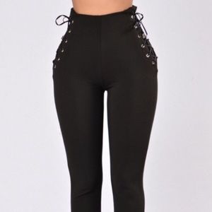 Corset inspired leggings